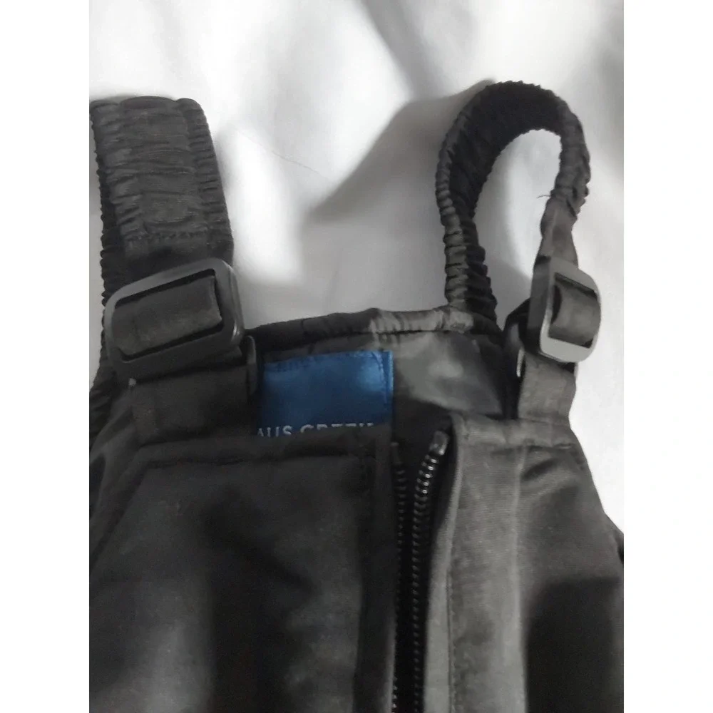 Falls Creek Black Unisex Snowdrift Insulated‎ Snow Toddler Bibs 3T NWT